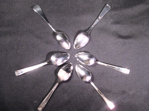 Antique Roger's Bros. Silver Plated Egg Server Six Egg Cups and Spoons c1861 - Picture 10 of 12
