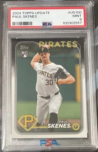 2024 Topps Update Series - Paul Skenes #US100 (RC) PSA 9