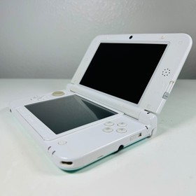 Nintendo 3DS XL LL Mint & White Console *Hard Buttons* w/ Extras - USA Seller