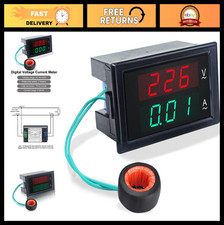Digital Ammeter Voltmeter 80v-300v 100a 2-in-1 Multimeter Panel Led Display A Digital Ammeter Voltmeter 80v-300v 100a 2-in-1 Multimeter Panel Led Display A