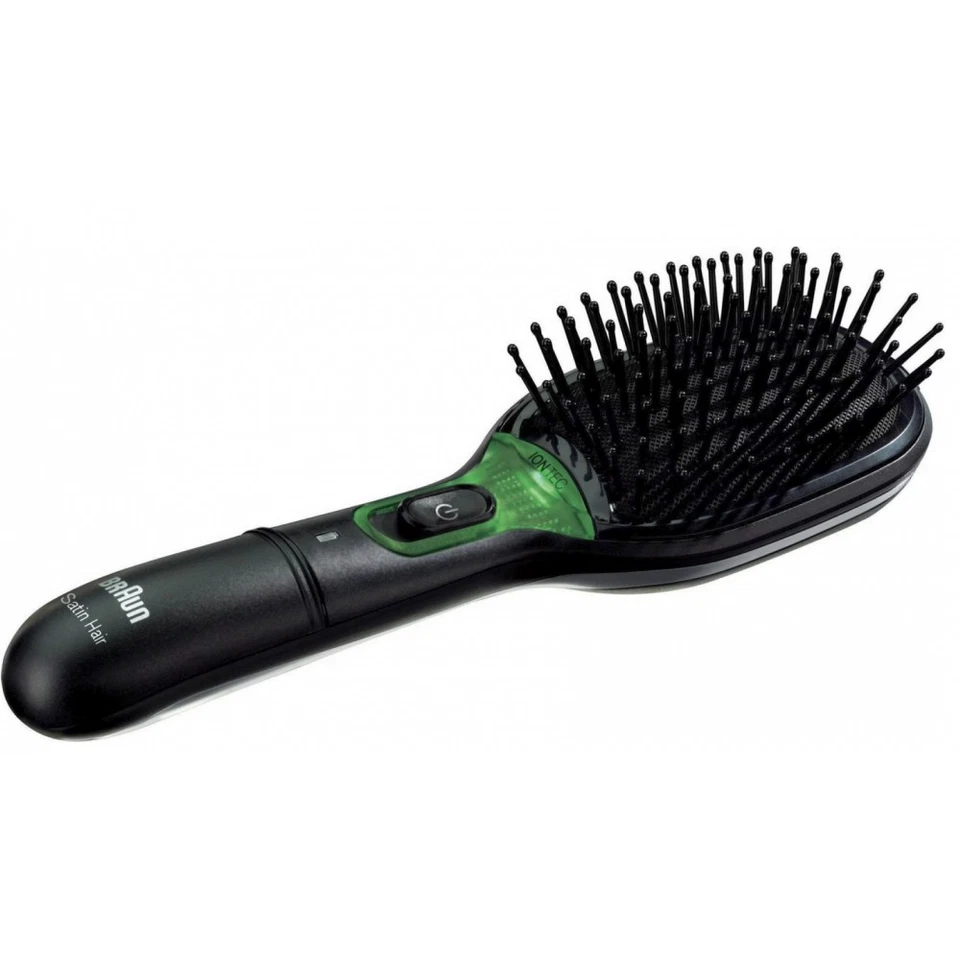 Braun BR710E Personal Care Satin Hair 7 - Warmluft-Haarbürste - schwarz/grün - Bild 1 von 1
