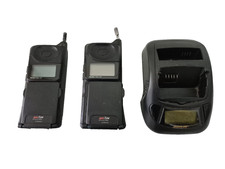      Lot 2 Vintage MicroTAC VIP  Charger Base   Faults/Spare Parts   Photo Only