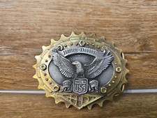 1993 Harley Davidson Belt Buckle  Made In The USA 4" &times; 3"