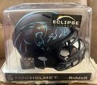 Sam Darnold Carolina Panthers Eclipse Mini Helmet Autographed Beckett Auth
