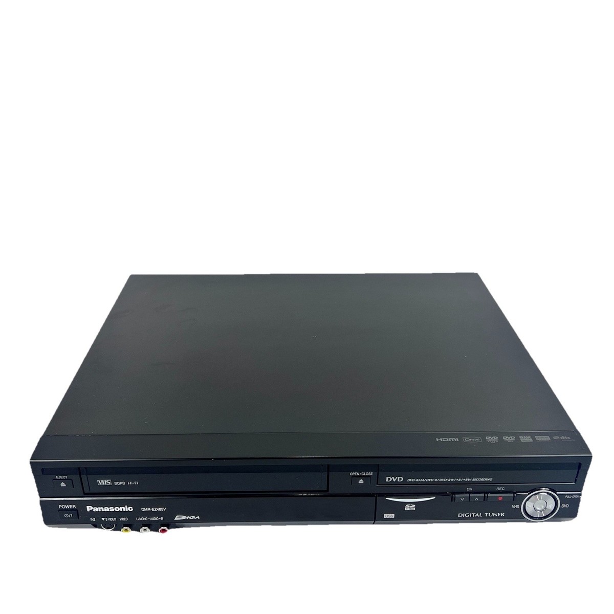 Panasonic DMR-EZ485V DVD Recorder VHS VCR Player With Remote