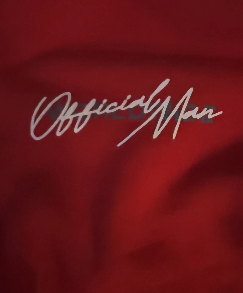 BOO HOO MAN: Conjunto de chándal grande con capucha/pantalones deportivos joggers pintura roja mancha Foto 3 de 4