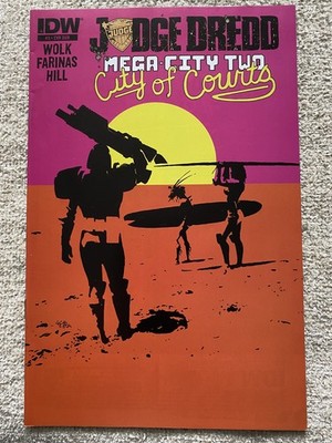 JUDGE DREDD : MEGA CITY TWO #3 Sub cover IDW Comics VF/NM 2014