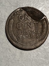 Defective Split Planchet 1915-S Lincoln Cent ERROR