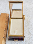 Vintage U.S. Zone Germany Compact Vanity Manicure Set Enamel Brass Complete — photo 3