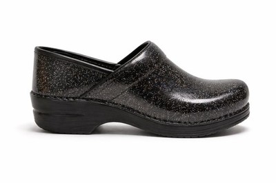 Dansko Professional Black Glitter Clogs EU 37 Women's Nursing
