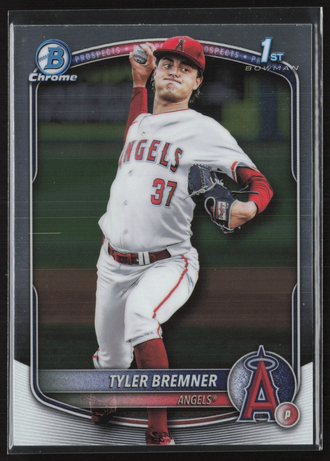 2025 Bowman Draft Tyler Bremner Chrome Los Angeles Angels #BDC-37 1st Prospect