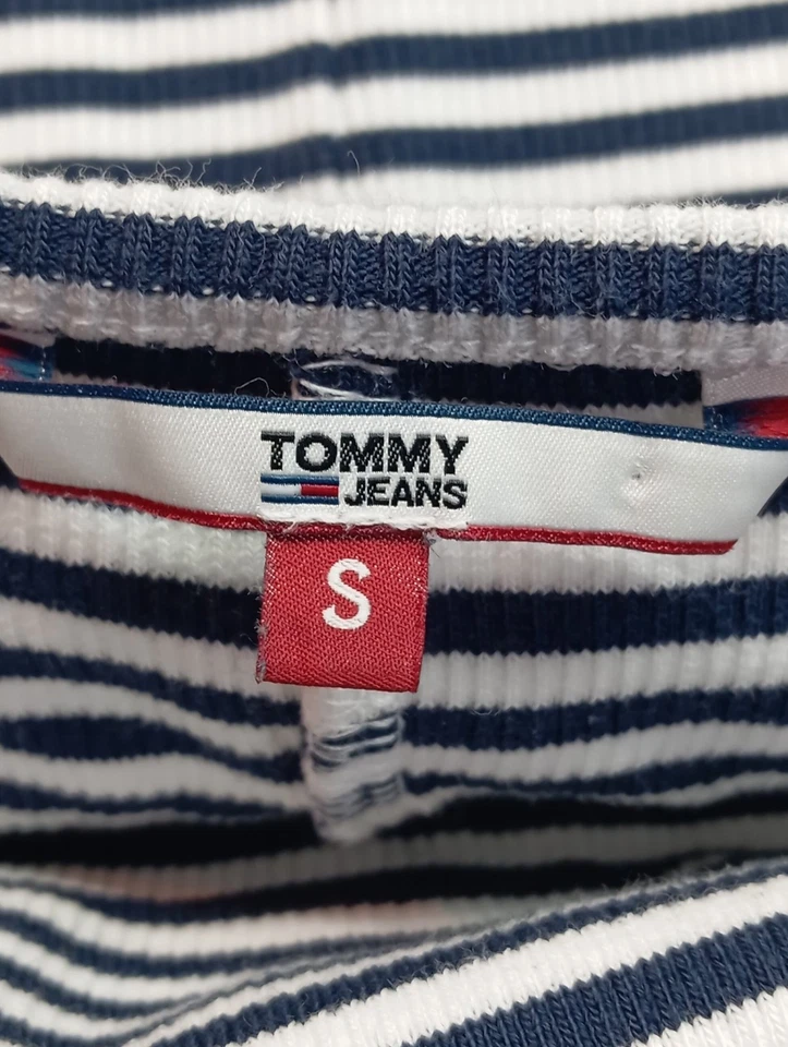 TOMMY HILFIGER Robe à bretelles Dames Robe T EU 36 bleu-blanc style décontracté - Photo 4/4