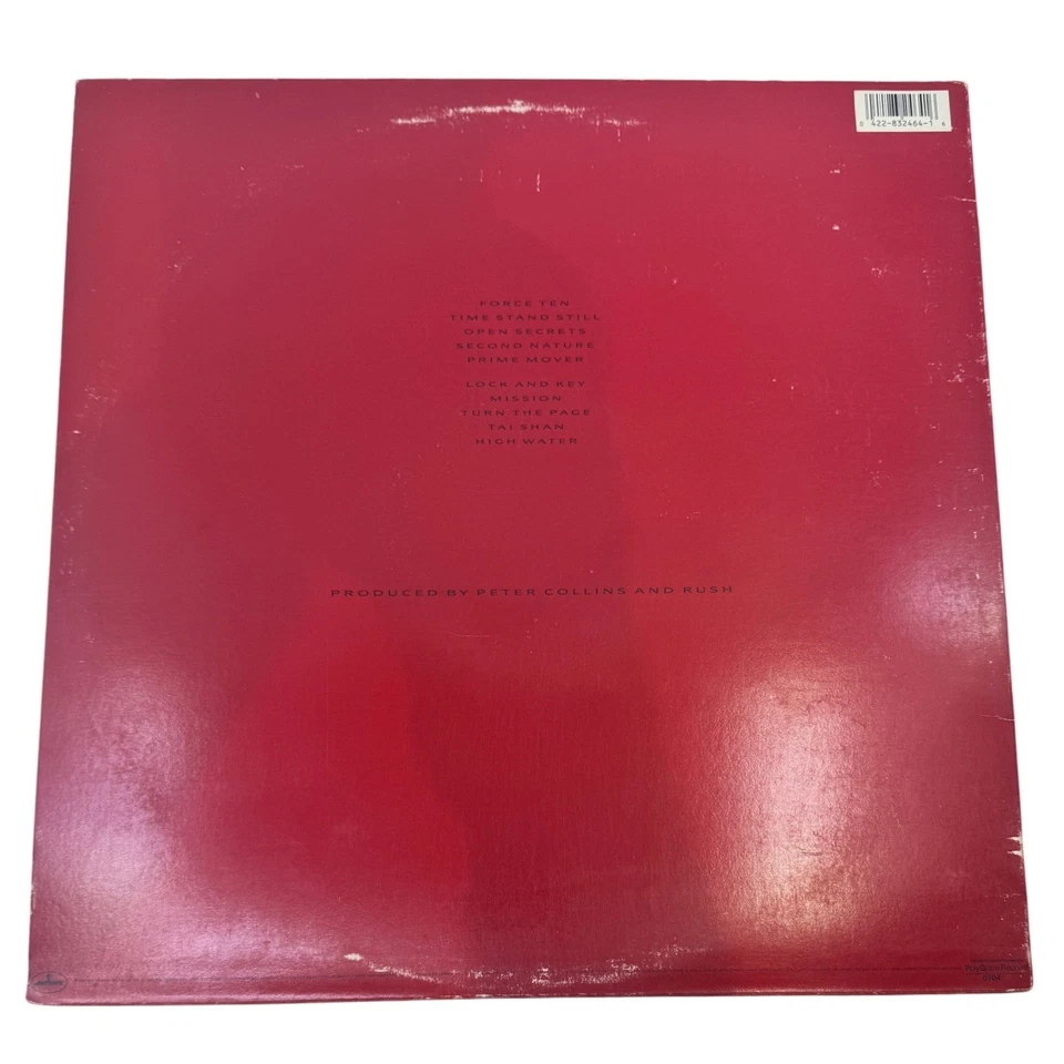 Rush Hold Your Fire Vinyl LP 1987 Mercury Records Progressive Rock Album - Image 2 of 4