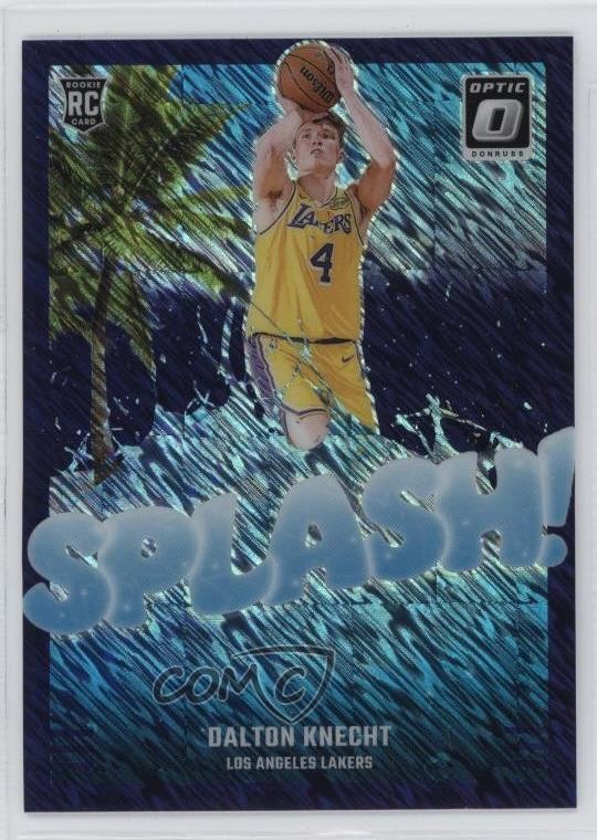 2024 Donruss Optic Splash! Purple Shimmer Prizm Dalton Knecht #12 Rookie RC 0c6
