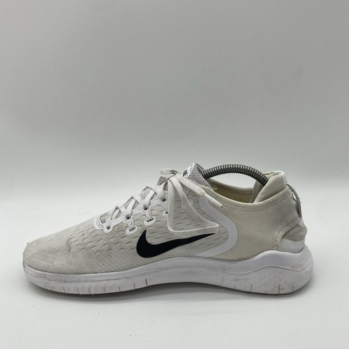 Scarpe da corsa sneakers uomo taglia 9,5 Nike Free RN 2018 942836-100 bianche - Foto 5 di 10