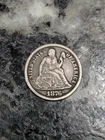 1876-CC Seated Liberty Dime Carson City