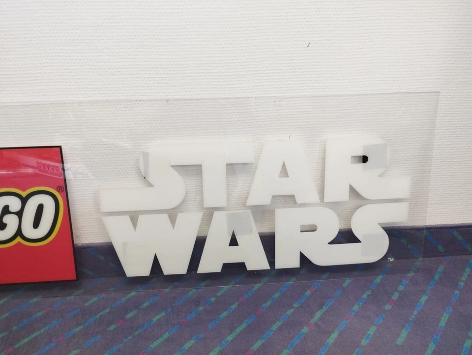 LEGO Star Wars Huge Store Display Sign Promotion Rare Banner Merch Shield - Bild 3 von 4