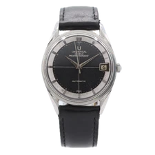 Vintage Universal Geneve 204503-2BD Polerouter Date Men's Wristwatch Steel