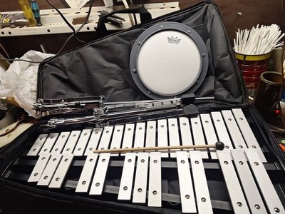 Pearl Percussion Xylophone Kit w/Carrying Case, Stand & Practice Pad