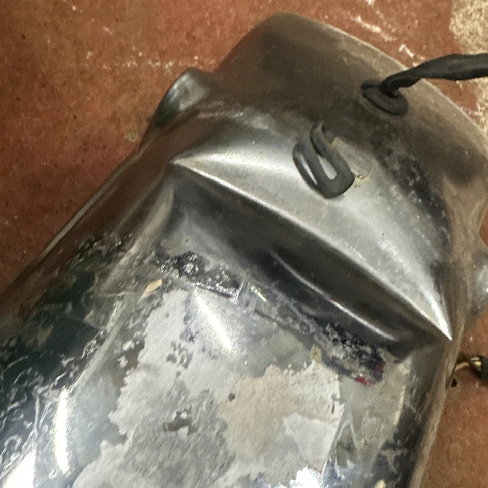 Luz traseira SUZUKI GS450 GS 450 gs450L 1980s para-lama traseiro placa cromada  - Imagem 4 de 4