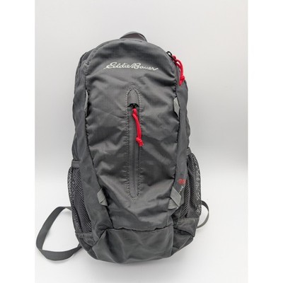 Eddie Bauer Stowaway 20L Packable Backpack Gray Lightweight Daypack Travel Bag