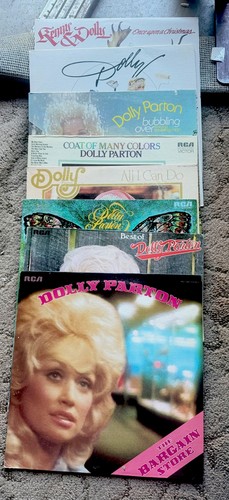 Lot Of 12 Vintage Dolly Parton 12" Vinyl LP Records 33 RPM Jolene Heartbreaker - Photo 3/11