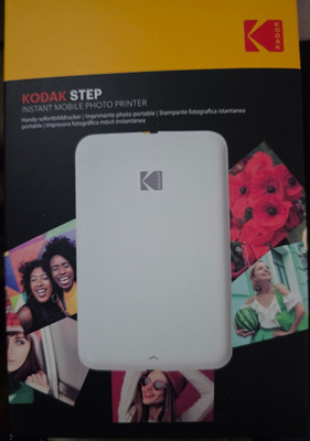 Kodak Step Mobile Instant Photo Printer - Portable Zink 2x3 Mini Printer - White