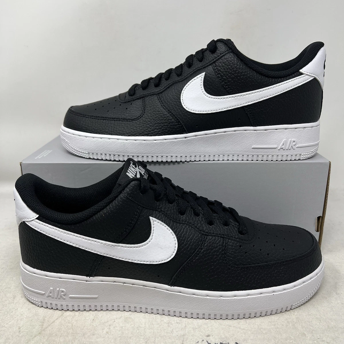 Nike Air Force 1 '07 Low Black White for Sale | Authenticity