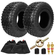 145/70-6 145 70x6 Tires with Inner Tube Straight Valve for 196CC 212CC Motovo...