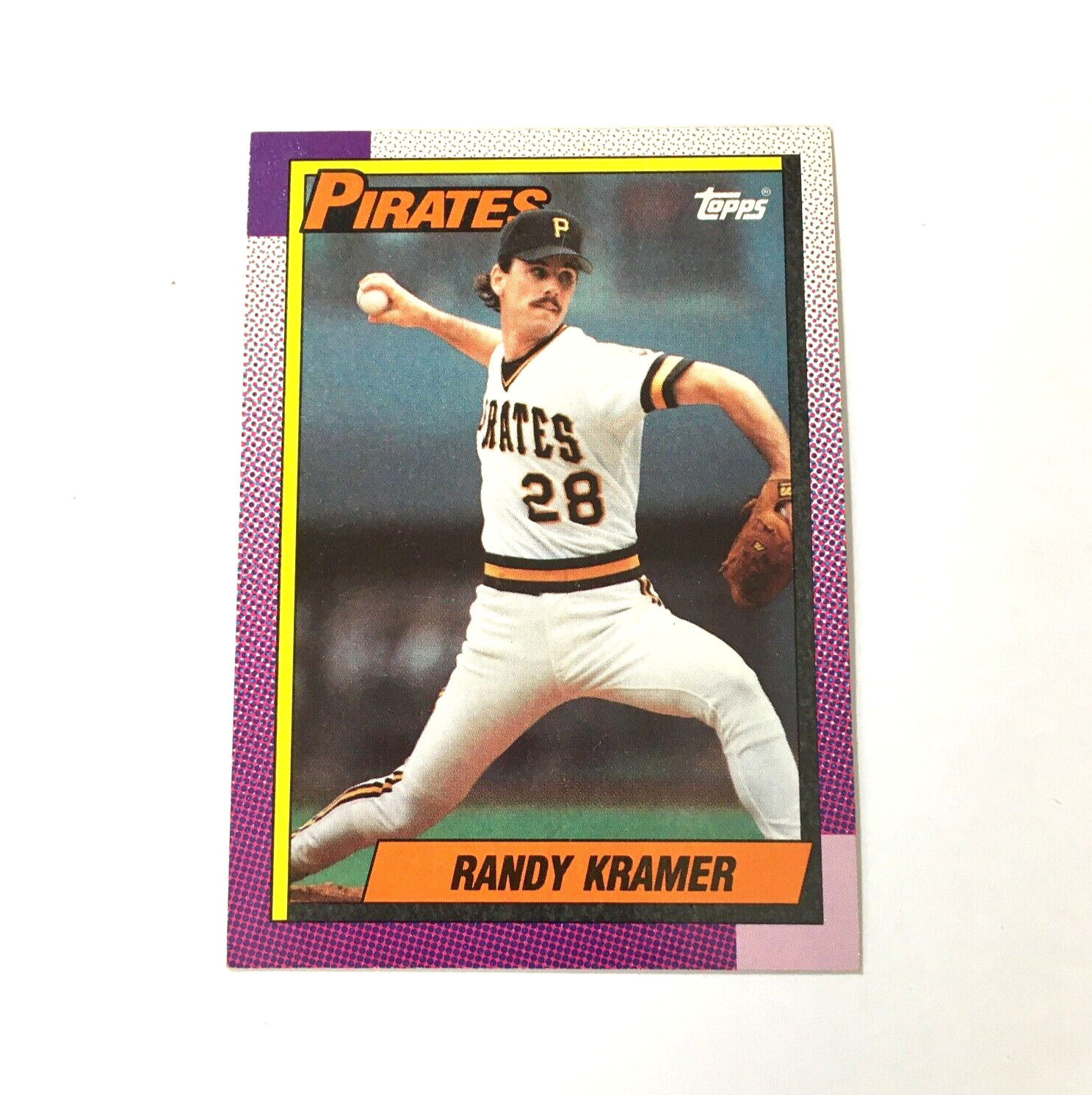 Topps 1990 - Randy Kramer - #126, Pittsburgh Pirates baseball card MLB