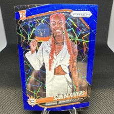 Panini Prizm 2025 Saniya Rivers Rookie Blue Prizm #150 Connecticut Sun