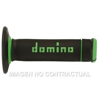 Griffe Domino Aus Road X - Treme Schwarz-GrüN RäUmen D 22 Mm L 118 FüR Motorrad