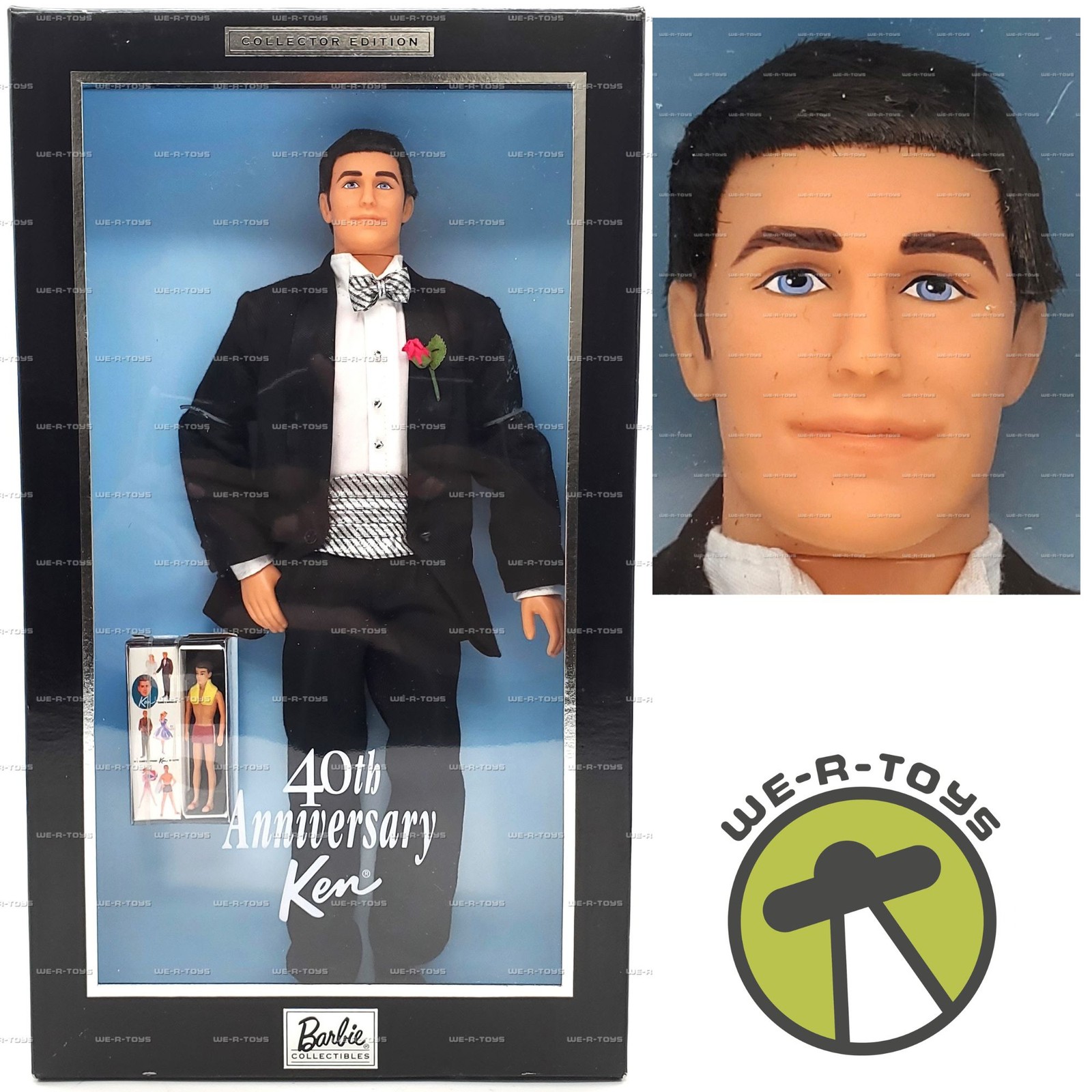40th Anniversary Ken Barbie Doll In Tuxedo Collector Edition 2001 Mattel #50722