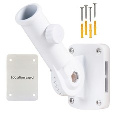 NQ Flag Pole Holder Adjustable, Flag Pole Bracket for Outside House Heavy Dut...