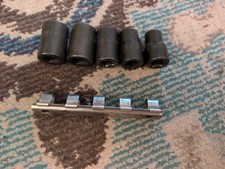 Sk Tools 12 In. Drive 12 Point Impact Sockets Set Of 5 Sk Tools 12 In. Drive 12 Point Impact Sockets Set Of 5