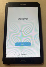 Samsung Galaxy Tab E SM-T377A Black 16GB 8" Wifi Tablet - DAMAGED WORKING