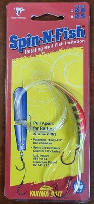 Yakima Bait SpinFish 2.0, 2''  Gold Cow Girl Trolling Plug, 702 GCG