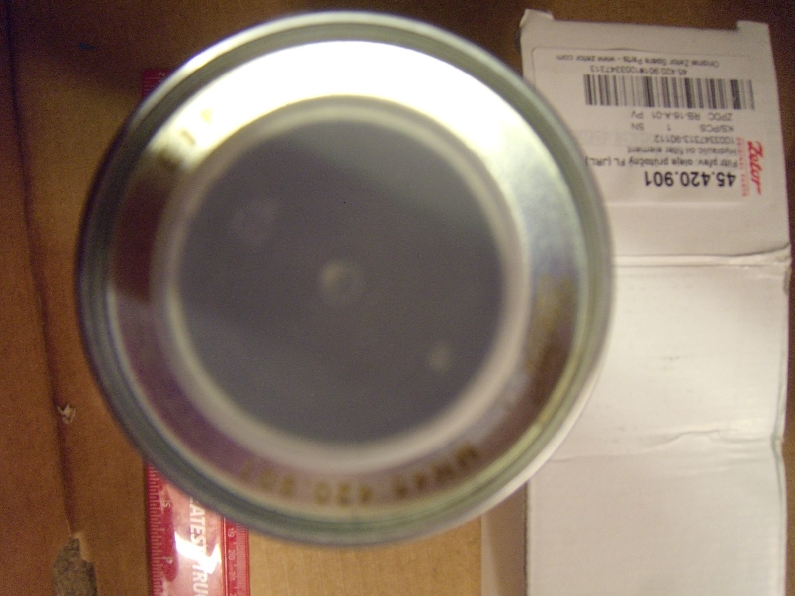 Zetor tractor hydraulic oil filter element 45.420.901 dia max 7.5 cm