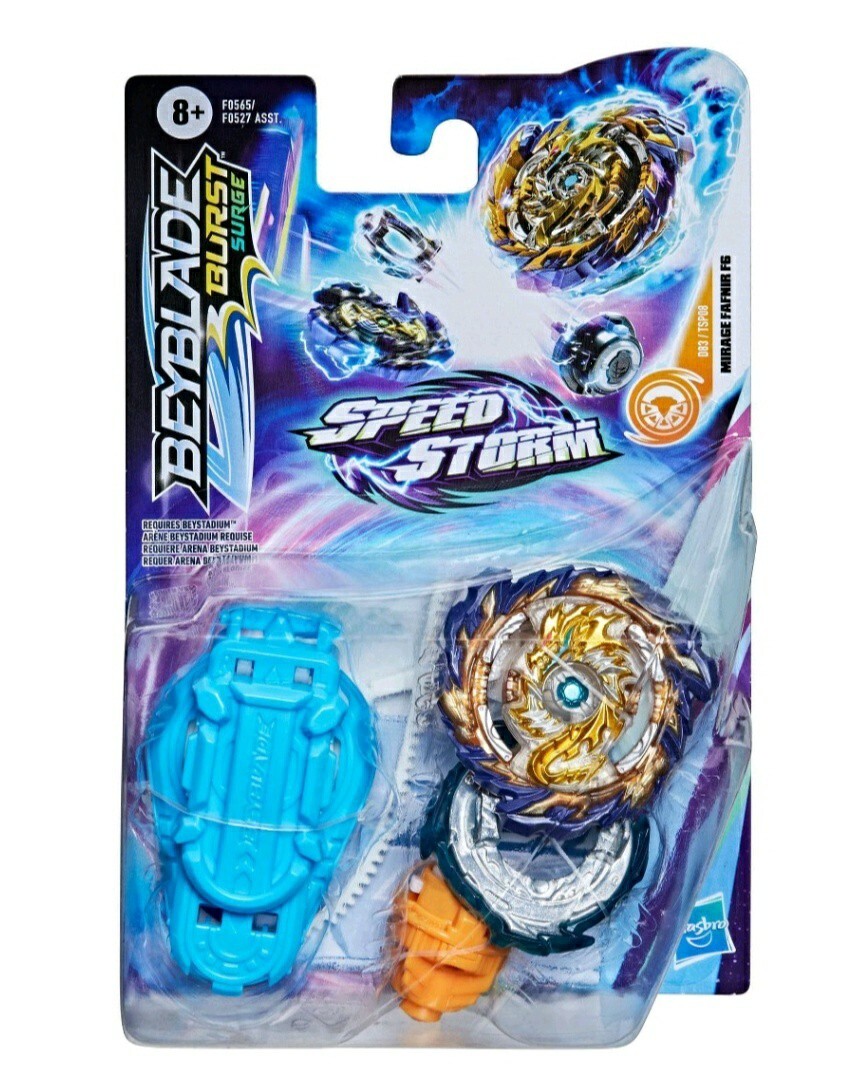 BEYBLADE BURST SURGE SPEED STORM 2PK SET MIRAGE FAFNIR F6