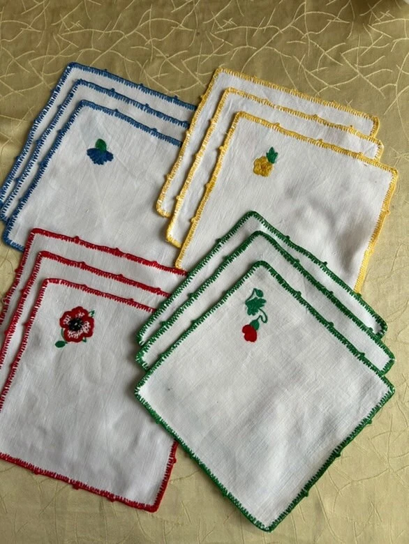 Serviettes de Table en Satin Or Rose,Mouchoir pour ix,Décoration de
