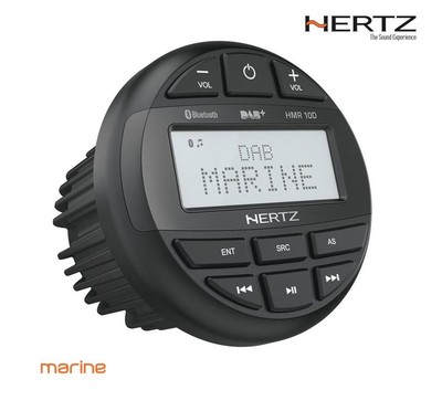 Hertz HMR10D Digital Media Receiver mit DAB+ für Boote, Marine, Motorräder