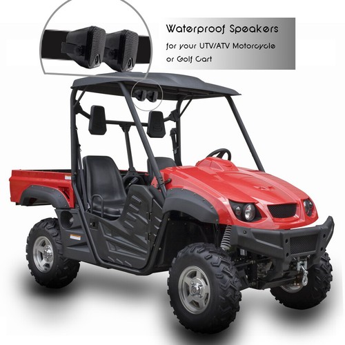 Herdio 4" Boat Marine Speakers Waterproof Outdoor Speakers for Golf Cart ATV UTV - Picture 2 of 12