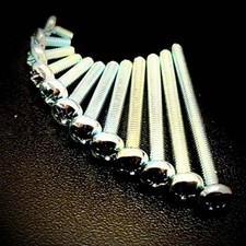 Image of M5 Machine Screws Pozi Pan BZP Zinc DIN 7985