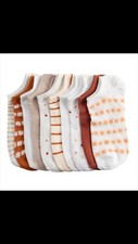 NEW Sonoma Goods for Life 10 pk. women's no-show socks size 9-11 Orange White