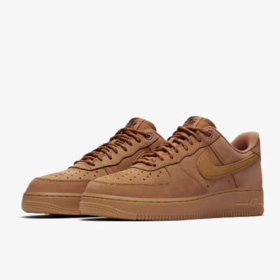 Nike Air Force 1 '07 WB Flax Shoes 'Gum Brown' (CJ9179-200