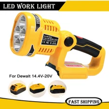 12W 1120LM LED Work Light Spotlight Flashlight For DeWalt 20V MAX Li-Ion Battery