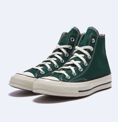 Converse Chuck 70 HI Canvas Sneakers Midnight Clover 168508C | eBay