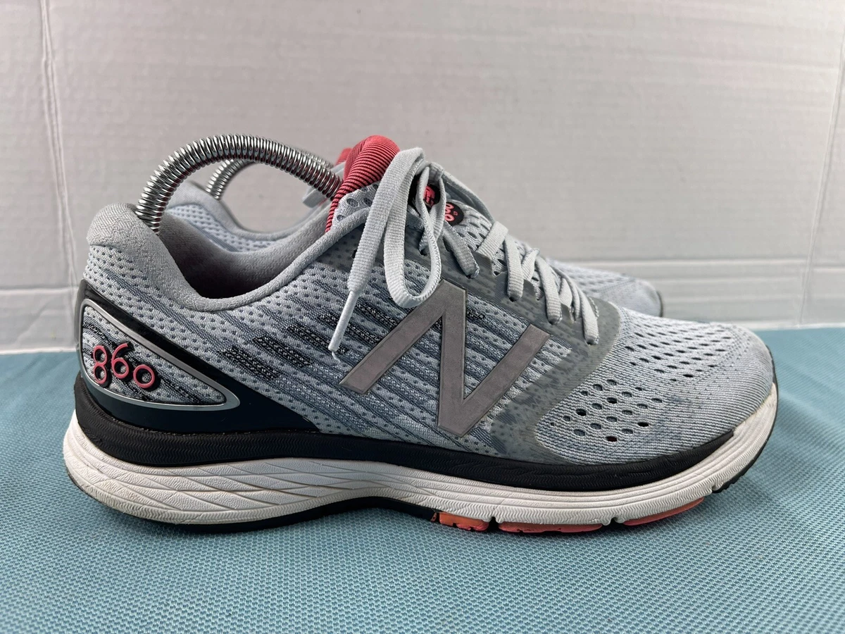 New Balance 860v9 Womens Running Shoes gray 9.5 B Athletic Trainer