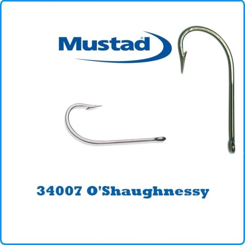 AMI MUSTAD ACCIAIO 34007SS N4 25AMI PESCA IN MARE BOLENTINO SURFCASTING PALAMITO - Foto 2 di 2