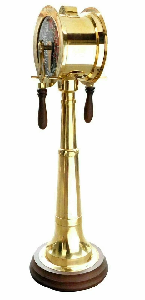 Декоративный коллекционный морской латунный заказ двигателя корабля телеграф 24 дюйма - Изображение 3 из 4